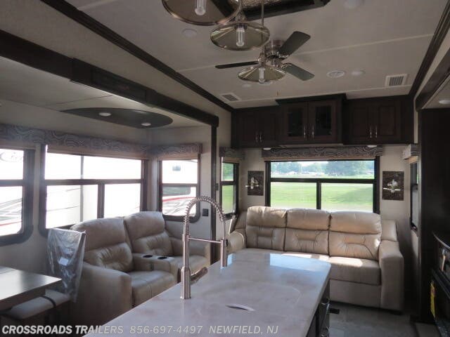 Inside view of a Fifth Wheel for Sale in New Jersey