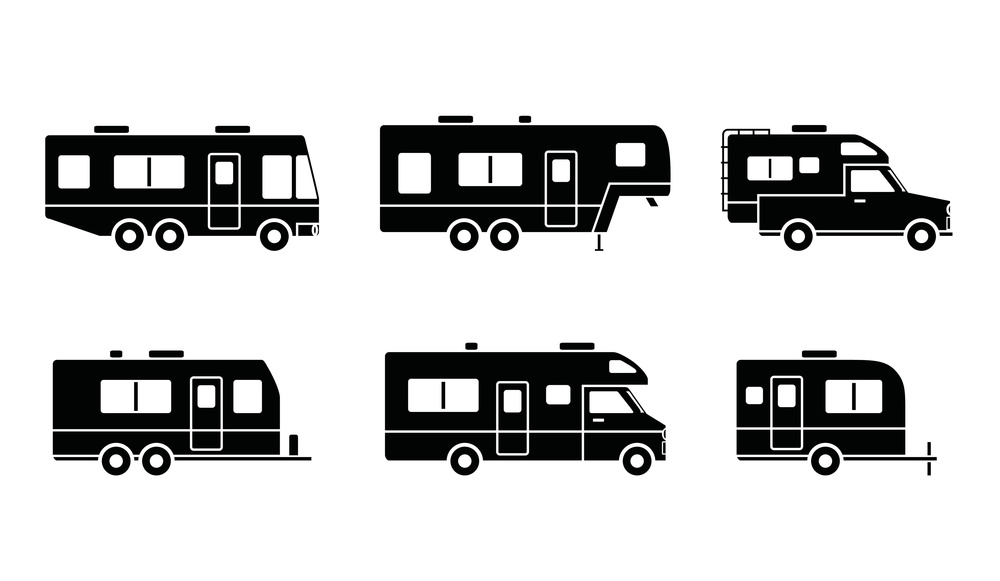 RVs & Campers Icons 